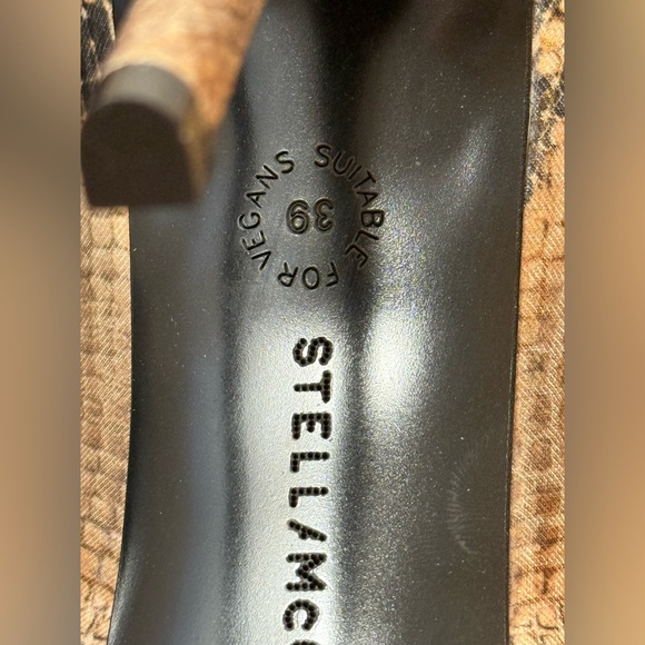 STELLA MCCARTNEY - 100mm Stella Iconic Python Print Boots Size 39 - Picture 13 of 16